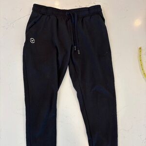 VIRUS Black Athleisure Dress Pants